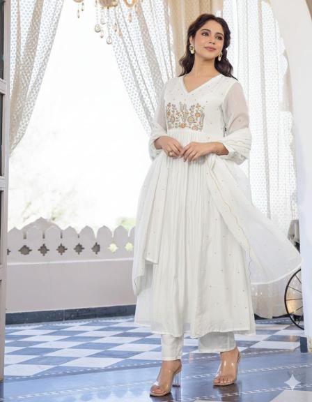 Jaipuri anarkali 3pcs wholesale kurti in raipur